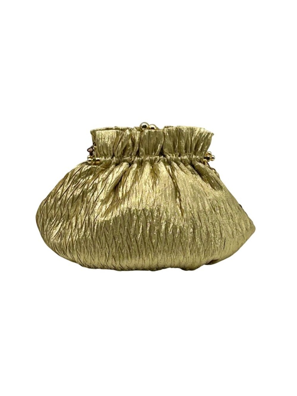 Nordstorm Gold Lamè Fabric Evening Bag